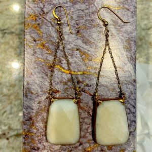Robyn Rhode Jade gemstone pendant earings